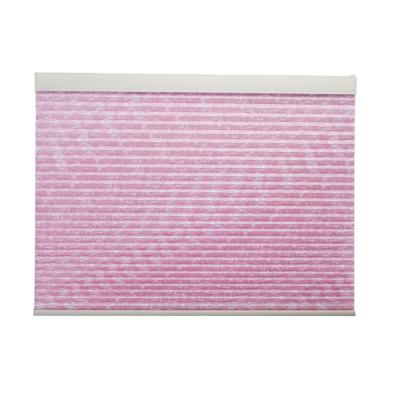 China CLASSIC Indoor Electric Window Blinds Remote Control Pink Automatic Blackout Motorized Honeycomb Blinds for sale