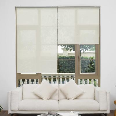 China Wholesale CLASSIC Blinds Polyester Skylight Fabric Window Shade Cordless Horizontal Roller Blinds for sale