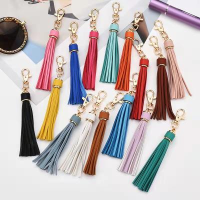 China Bag Accessories Bags Hook Key Chain Tassel Leather Accessories for sale