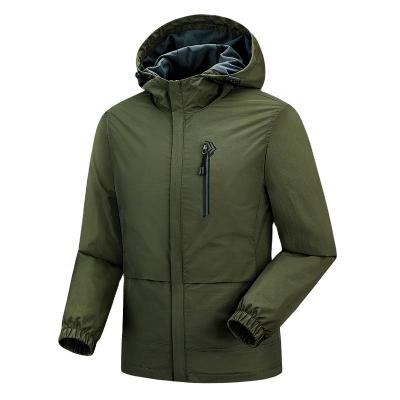 China Long Sleeve Slim Outdoor Jacket Men Waterproof And Windproof Jacket For Hiking And Cycling Breathable for sale