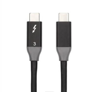 China COMPUTER ULT-Unite Good Quality 0.3m/0.6m/0.9m/1.2m 5A 100W Charging 5K@60Hz USB-C to USB-C Thunderbolt 3.0 Cable for Computer Hub Docking eGPU for sale