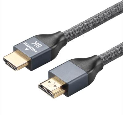 China Hot Selling COMPUTER ULT-Unite Certified HDMI Attach 1m 8K 60Hz Ultra High Speed ​​Gold Plated HDMI 2.1 Cable for sale