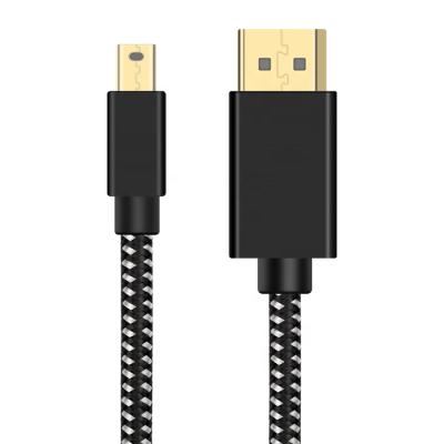 China Multimedia ULT-Unite 2m 4K Gold Plated 3.3ft Braided Mini DisplayPort to DisplayPort Cable for sale