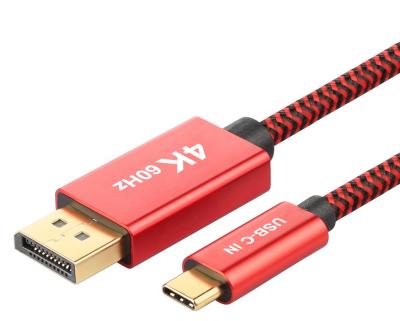 China COMPUTER ULT-Unite High Quality Thunderbolt 165Hz USB Type-C to DP Cable 6ft 4K @ 60Hz 2K Compatible @ 3 USB-C to DisplayPort Cord for sale