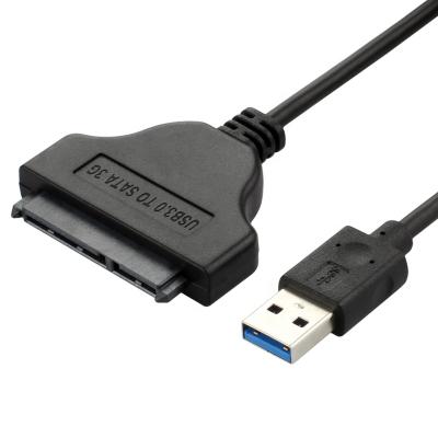 China COMPUTER ULT-Unite USB 3.0 To SATA Adapter 15cm 22pin SATA To USB Cable For 2.5 Inch SSD HDD for sale