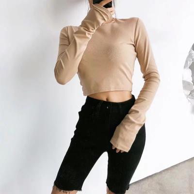 China Factory Price Wholesale Skin Friendly Unique Long Sleeve Girls' Breathable T-Shirts for sale