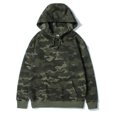 China Hot Selling Camouflage Men Cotton Design Printed Oversized Hoodies Breathable Large Size for sale