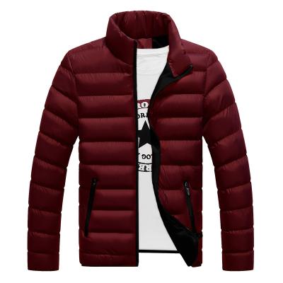 China Waterproof Warm Plain Dyed Winter Woven Mens Designer Thin Puffer Padded Waterproof Jacket Coat for sale