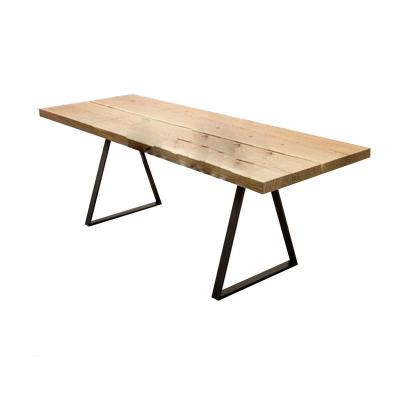 China Northern Europe Rectangular Shape Solid Wood Coffee Table Office Conference Table for sale