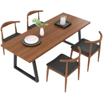 China Modern Simplicity And Modern Design Luxury Cheap Dining Table With Chairs Factory Furniture Home Popular Dining Table for sale