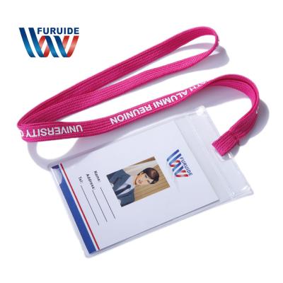 China ID Card Holder ID Card Holder Neck Strap / Polyester Tubular Lanyard for sale