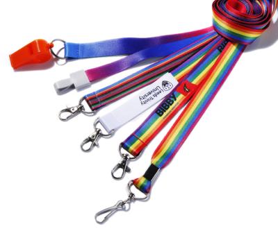 China 2021 Polyester Custom Printing Neck Strap Badge Lanyard With Various Of Fitting for sale