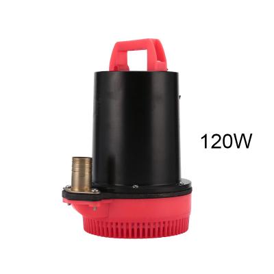 China High quality low noise permanent household manufacture 12v 120w water pump solar submersible pump for sale