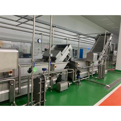 China Fruit Fruit Mango Juice Processing Machine Factory Automatic Cleaning Production Line for sale