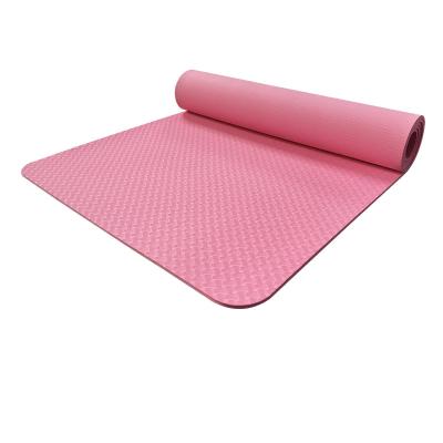 China Factory direct sales thickening stain non-slip yoga mat yoga mat high-density monochromatic non-slip yoga mat for sale