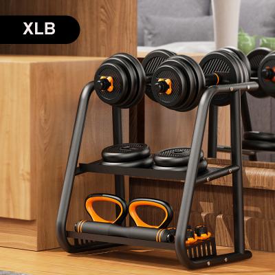 China Fixed multi-function dumbbell rack household three-layer indoor dumbbell rack dumbbell weightlifting rack for sale