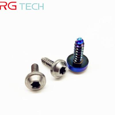 China Round M6 M8 Gr5 TC4 Customized Titanium Proti Bolt Screw For Motorcycle And Cars for sale