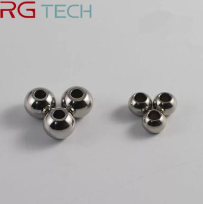 China Industry GR5 Ti-6Al-4V Gr23 Solid Titanium Ball Titanium Beads For Titanium Jewelry for sale