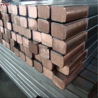 China High strength special square titanium clad copper rod for electrowinning / electroplating / electrolysis for sale