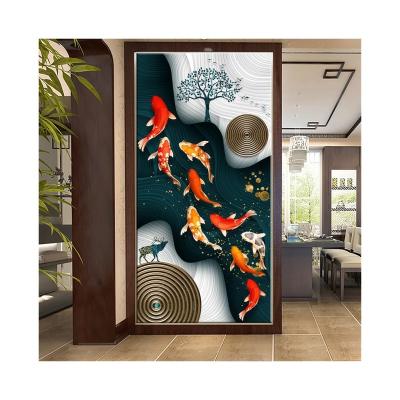 China Modern Fashion Decoration Chinese Drop Shipping Art Fish Animal Diamond Painting for sale