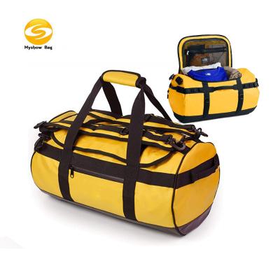 China Fashion Packable Duffel Bag With Shoes Compartment Sports Unisex Duffle Bags Water Resistant Duffel Bag for sale