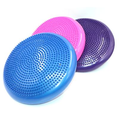 China Inflated Stability Wobble Cushion Extra Thick Core Balance Disc Mat KIDS Wiggle Seat Sensory Cushion Yoga Pad Fitness Disc for sale