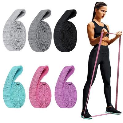 China Gym Pull Up Assist Exercise Loop Different Levels Yoga Fitness Long Resistance Fabric Bands Set for sale