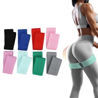 Cina Oem Wholesale Leg Hip Circle Anti Slip Glute Gym Band Fabric Resistance Loop Bands in vendita