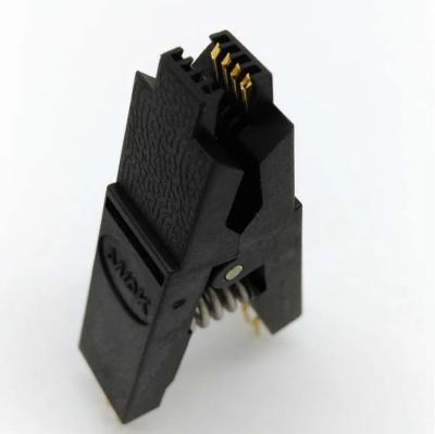 China BIOS SOP8 SOIC8 Bent Original Test Clip Pin Pitch 1.27mm Universal Body EPROM Programming Clip Suitable for Dupont Line for sale