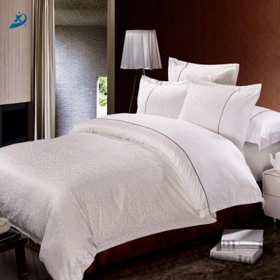 China Nondisposable Durable Hotel Sheet White, 100% White Hotel Cotton Sheet Bedding Set for sale