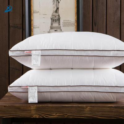 China Anti-Apnea white home hotel use cheap whosale core fiber pillow for sale