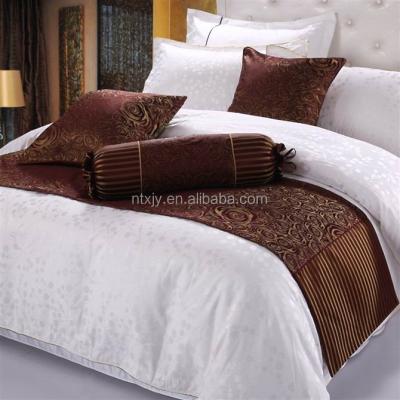 China Decorative for hotel luxury star hotel decorative bed sash, bed runner for sale