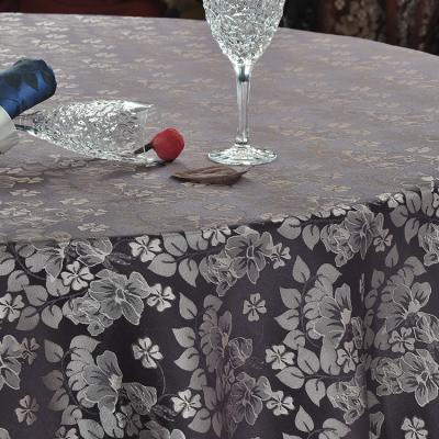 China Oilproof Cotton And Polyester Fine Hemming Waterproof Table Cloth With Tassels for sale