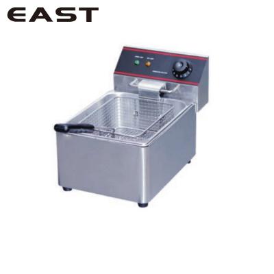 China Industrial hotel deep fryers/French fries fryer machine/Commercial deep fryers EF-4L potato price for sale