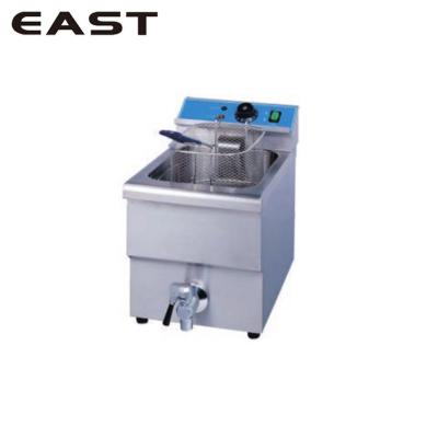 China Commercial deep fryer basket lift/gas automatic fryers EF-12L/restaurant equipment for sale