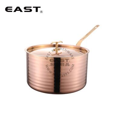 China Viable 3ply Pot Sauce Stainless Steel-Copper Cooking Pot for sale