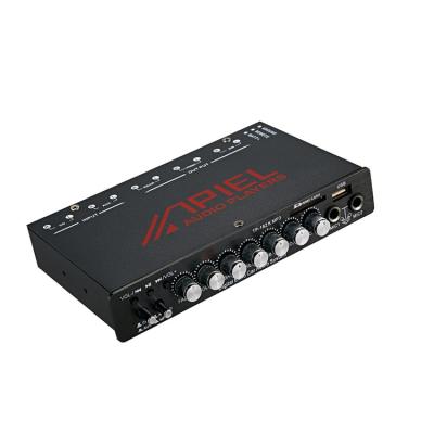 China 2021 Hot Sale USA Market Car 2/4/5/7band SD/USB CD/AUX Bass Tube Car Equalizer Amplifier for sale