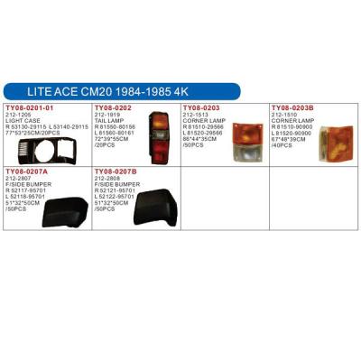 China lamp and auto body parts for LITE LE CÆ CM20 LITE 1984-1985 le CÆ CM20 1984-1985 for sale