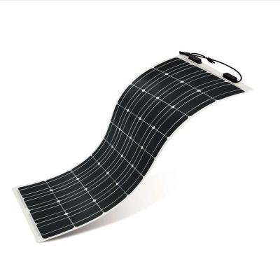 China High Quality Super Slim Fluctuating Solar Panels PV Factory Prices 100W 150W 200W Panels 100W 125mmx125mm for sale