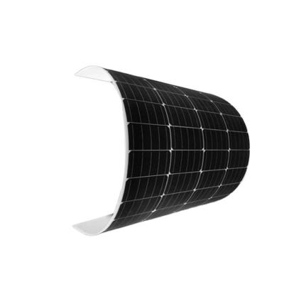 China High Efficiency Slim Rack Rolled Up Custom Flexible Solar Panels 150W 180W 100W 50W Module 156mmx156mm for sale