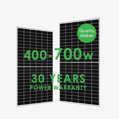 China Commercial high quality half-cell 400w 410W mono solar panels 405w solar panels 9bb solar panels for sale