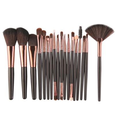 China Fan Brush New Style Soft Hair Beauty Face Eye Powder Base Pink Travel Makeup Brush for sale