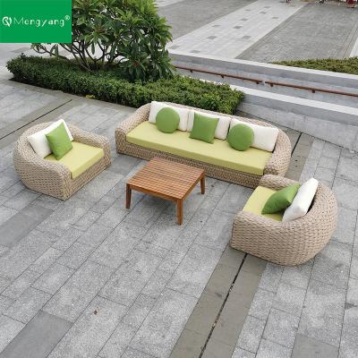 China Modern Sofas Sofa Set Patio Wicker Furniture China Wholesale Fashion Design Aluminum Outdoor Garden for sale