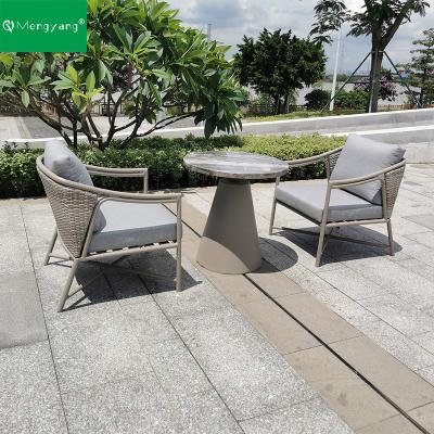 China Modern Luxury Balcony Rattan Couch Patio Furniture Outdoor Sofa Set Outdoor Furniture Garden Sofa for sale