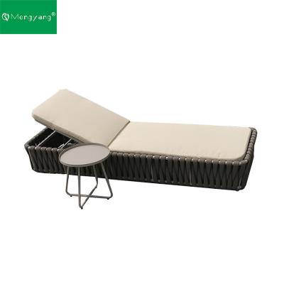 China Modern Factory Price Manufacturer Supplier Pool Modern Daybed Outdoor Furniture Webbing for sale