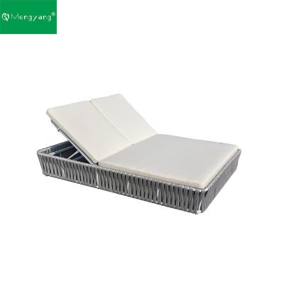 China Rope Chaise Lounge Daybed Sunbed Outdoor Modern Furniture for sale