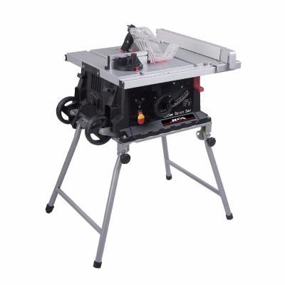 China Horizontal with adjustable cutting angle and wheels for easy movement woodworking table saw for sale