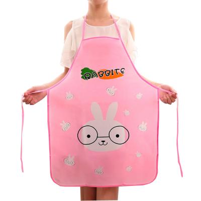 China Home SANITARY Cute Kitchen Cartoon Oil-proof And Waterproof Adult Fashion Sleeveless Apron for sale