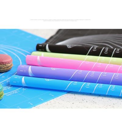 China Disposable Non-Slip Household Use Silicone Baking Pad for DIY Dough Baking Kneading Mat for sale