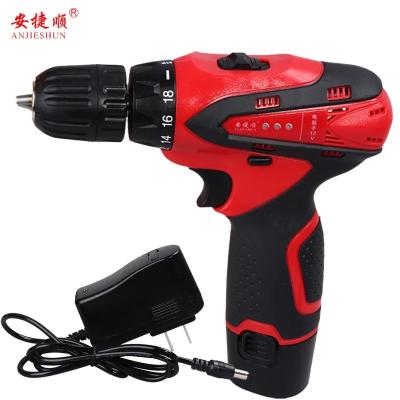 China 12V Lithium Battery Cordless Household Charging Mini Power Screwdriver Set Ajs-1 for sale